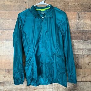 Brooks LSD windbreaker jacket teal blue Medium